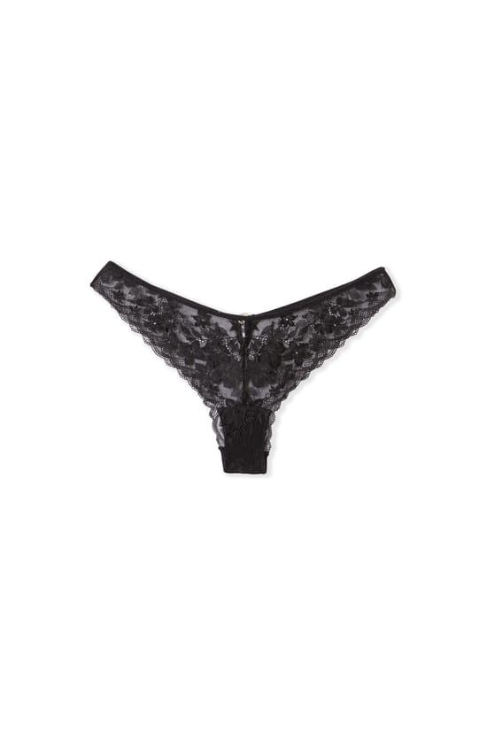 Tanga avec broderie;${refinementColor}