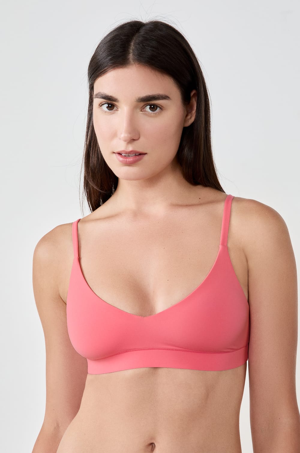 Soutien-gorge triangle en microfibre;${refinementColor}