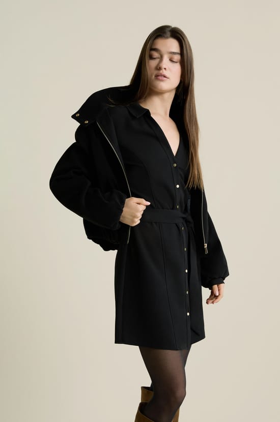 Robe ceintur&eacute;e;${refinementColor}