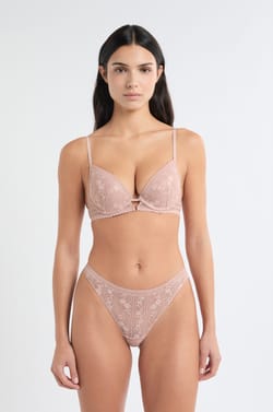 Bra N.2 - The Plunge Push-up in Iridescent Lace;${refinementColor}