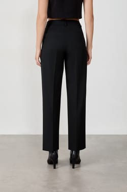 Straight Cut Trousers;${refinementColor}