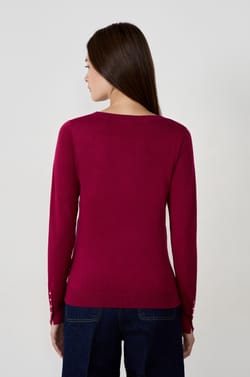 V-neck Sweater;${refinementColor}