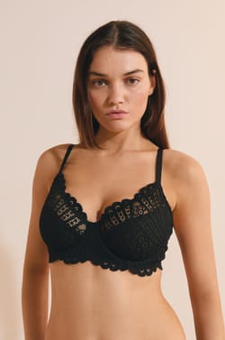 Soutien-gorge minimizer en dentelle;${refinementColor}