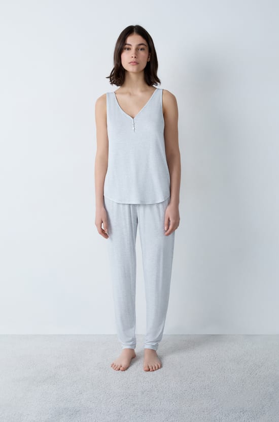 Pajama Tank Top;${refinementColor}