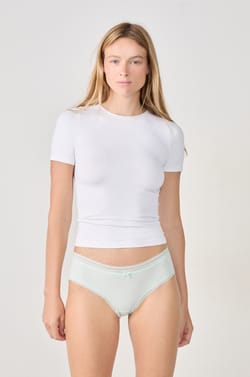 Shorty microvezel met kant details;${refinementColor}