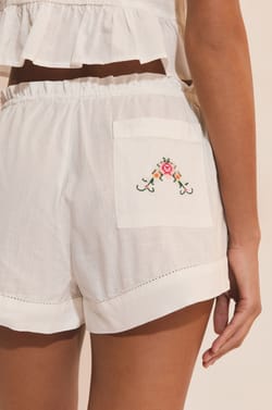 Short de pyjama en coton;${refinementColor}