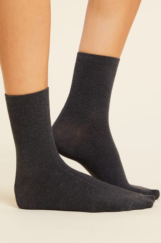 Pack of 2 pairs of thermal material socks;${refinementColor}