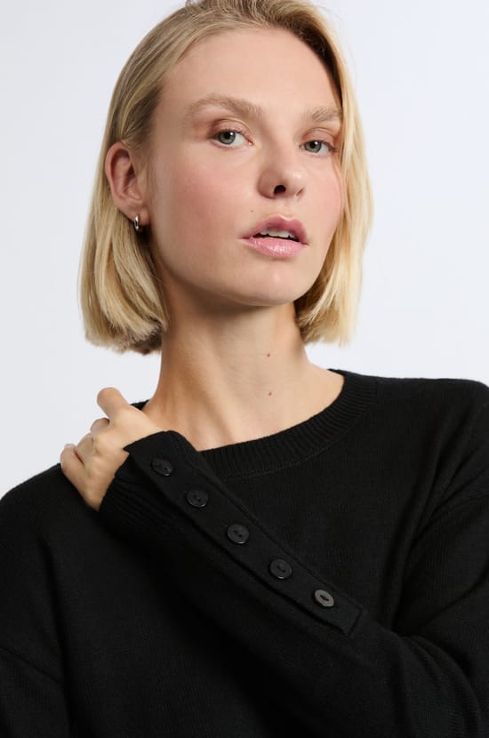 Pull col rond manches longues;${refinementColor}