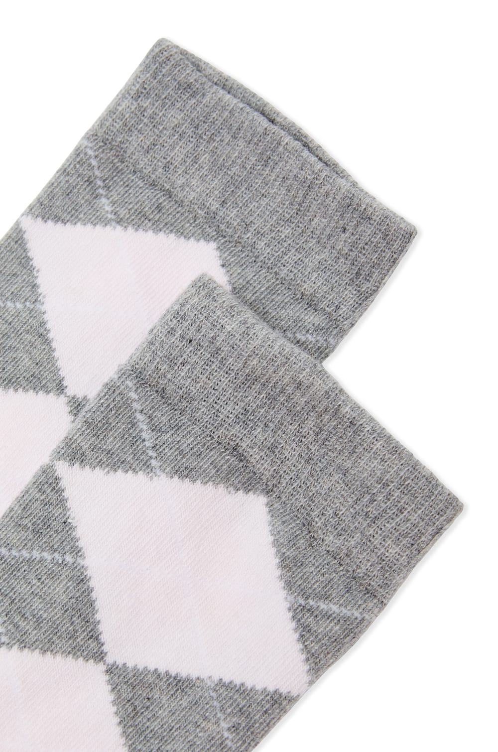 Chaussette &agrave; motifs argyle avec coton;${refinementColor}
