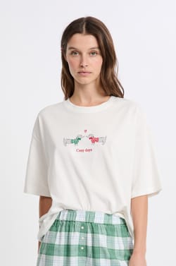 T-shirt en coton à motifs chiens;${refinementColor}
