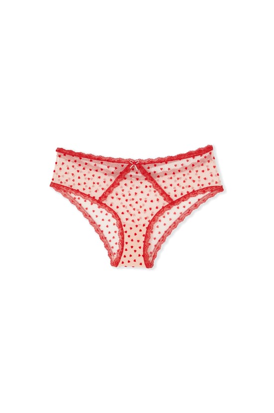 Hipster en tulle &agrave; motifs c&oelig;urs;${refinementColor}