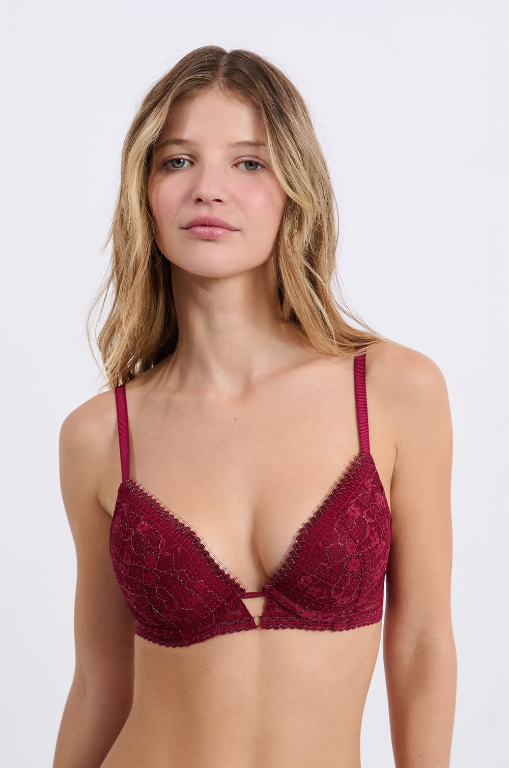 BH N.2 - Der Push-up-BH mit tiefem Dekolleté aus Spitze;${refinementColor}
