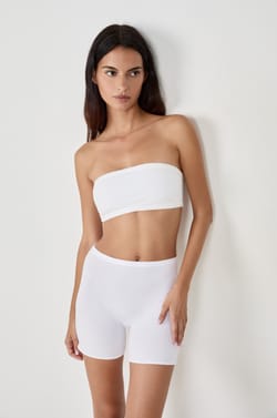 Wireless Strapless Bra in Stretchy Organic Cotton;${refinementColor}