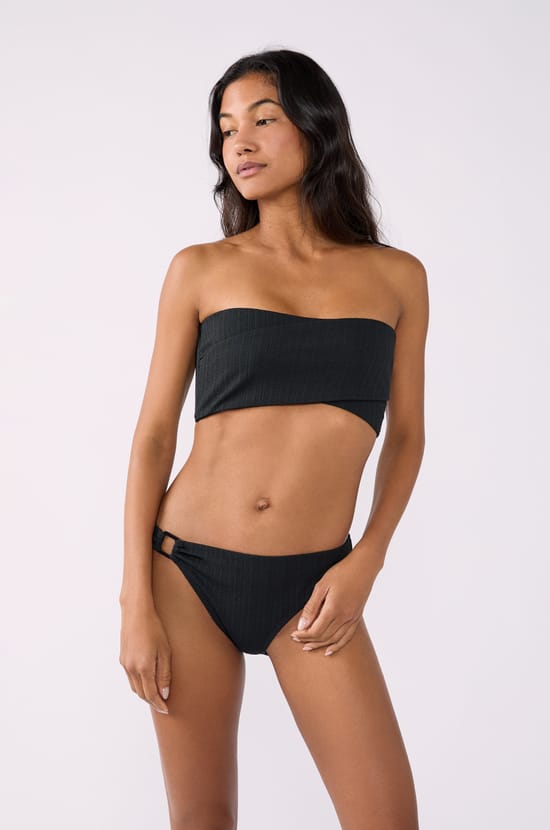 Culotte bikini bas de maillot détail anneau;${refinementColor}