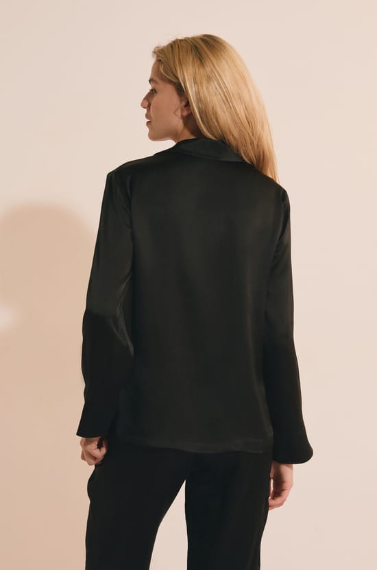 Silk Pyjama Shirt;${refinementColor}