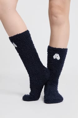 Socken aus Kunstfell;${refinementColor}