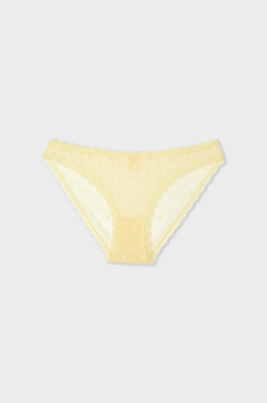 Lace brief with prints;${refinementColor}