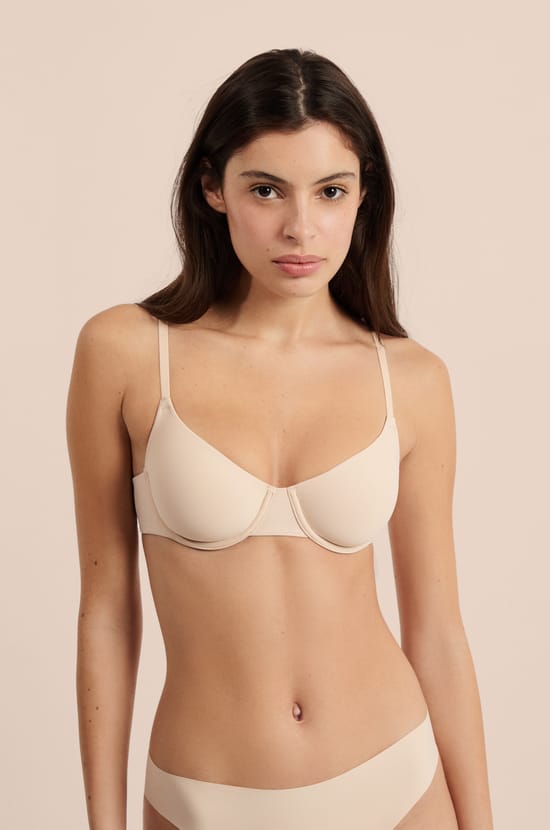 Soutien-gorge corbeille en microfibre;${refinementColor}