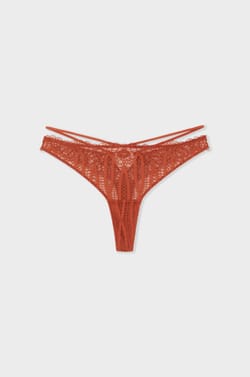 Lace Thong;${refinementColor}