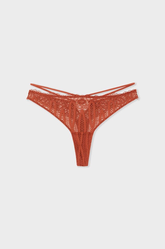 Lace Thong;${refinementColor}
