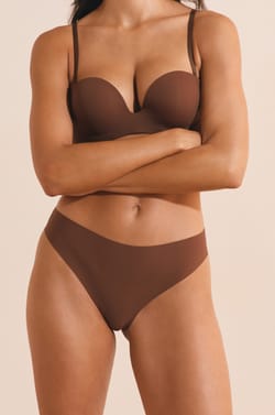 Tanga high leg en microfibre;${refinementColor}