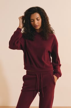 Pyjamasweater van ribfluweel;${refinementColor}