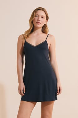 Nuisette courte &agrave; motifs;${refinementColor}