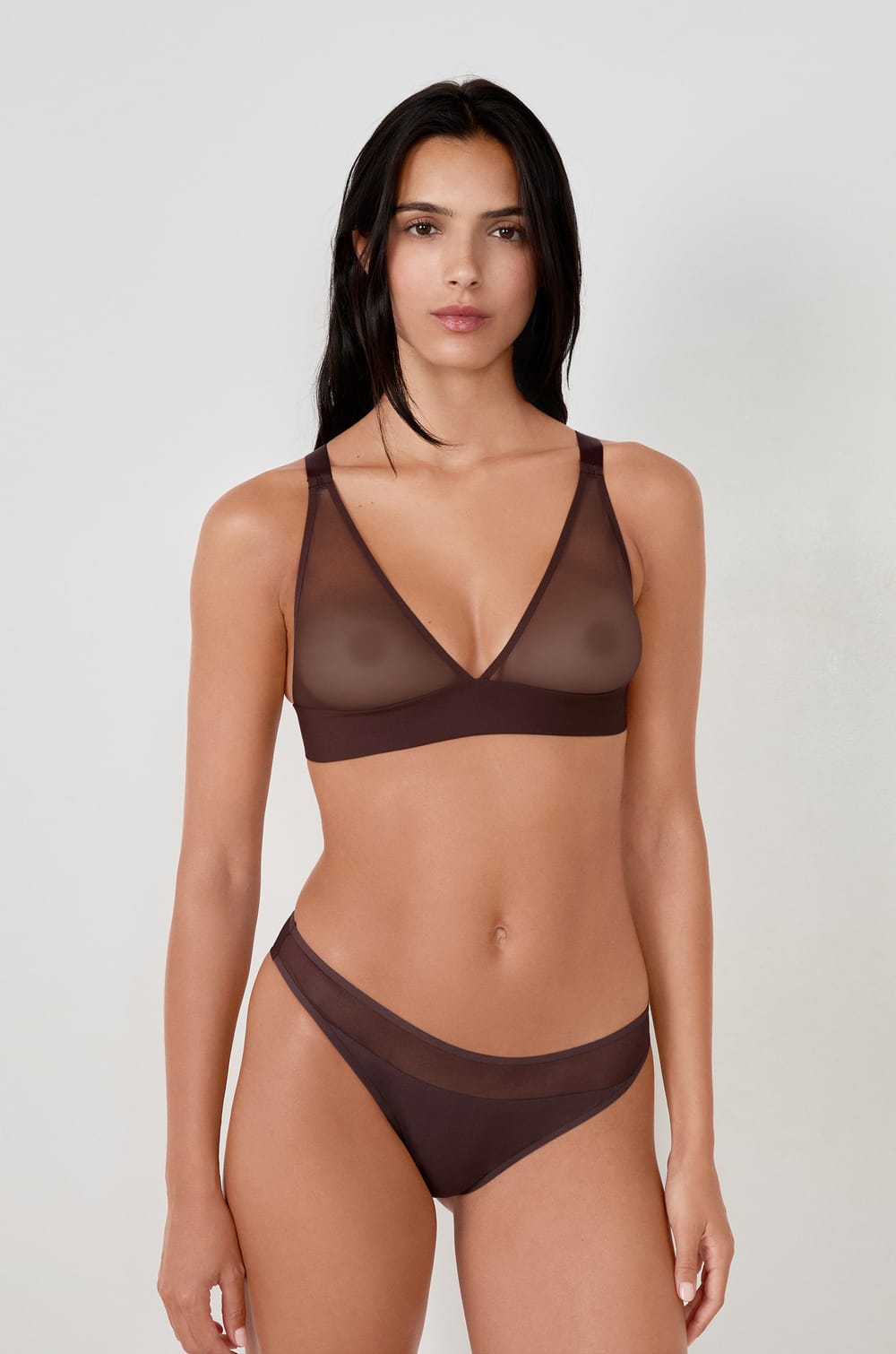 Culotte transparente en tulle;${refinementColor}