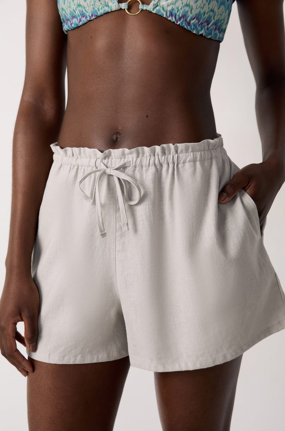 Tie-Side Beach Shorts;${refinementColor}