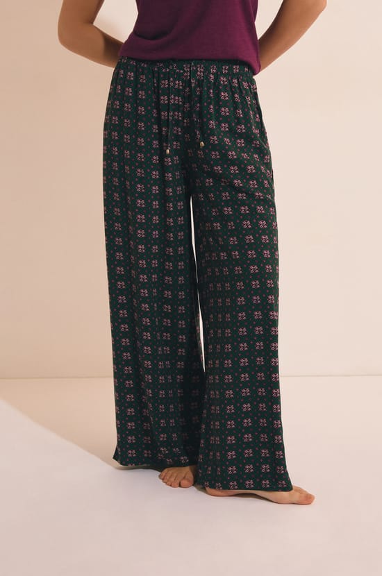 Pantal&oacute;n de pijama estampado;${refinementColor}
