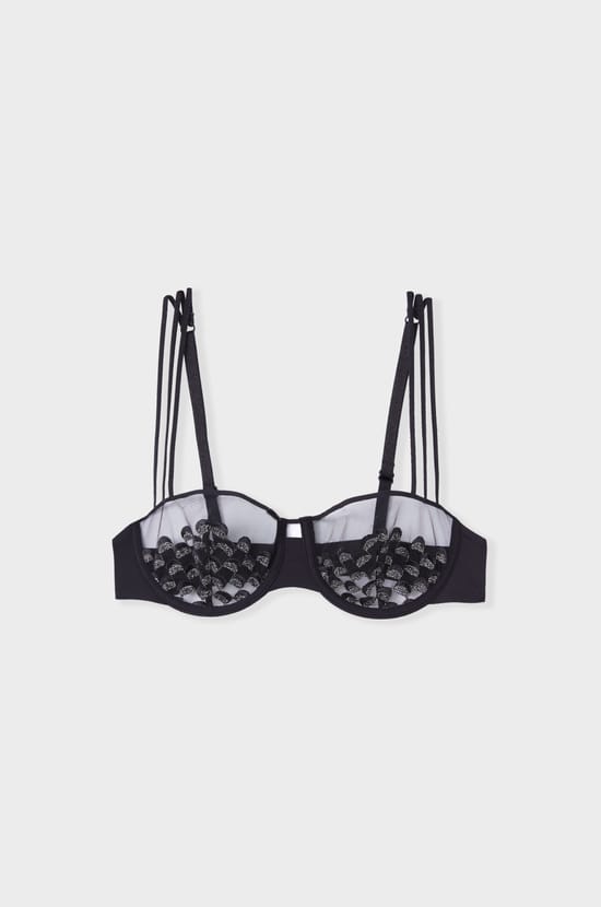 Bra No.9 - Balconette with embroidered details;${refinementColor}