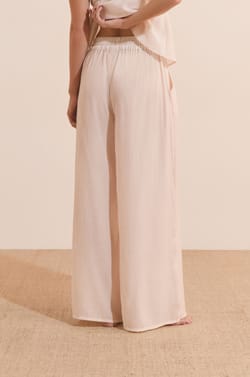 Pantalon de pyjama avec cordon;${refinementColor}