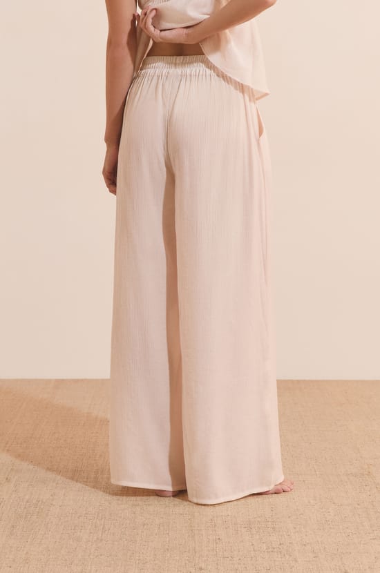 Pantalon de pyjama avec cordon;${refinementColor}