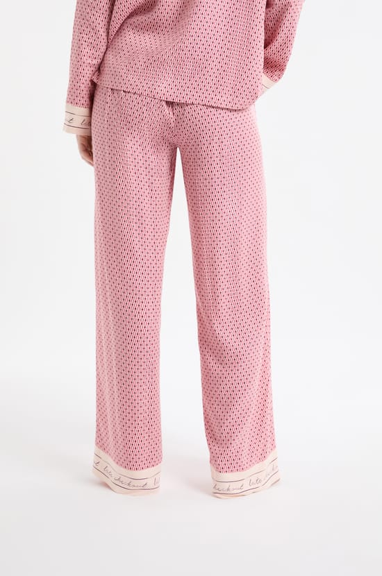 Pantalon de pyjama à motifs;${refinementColor}