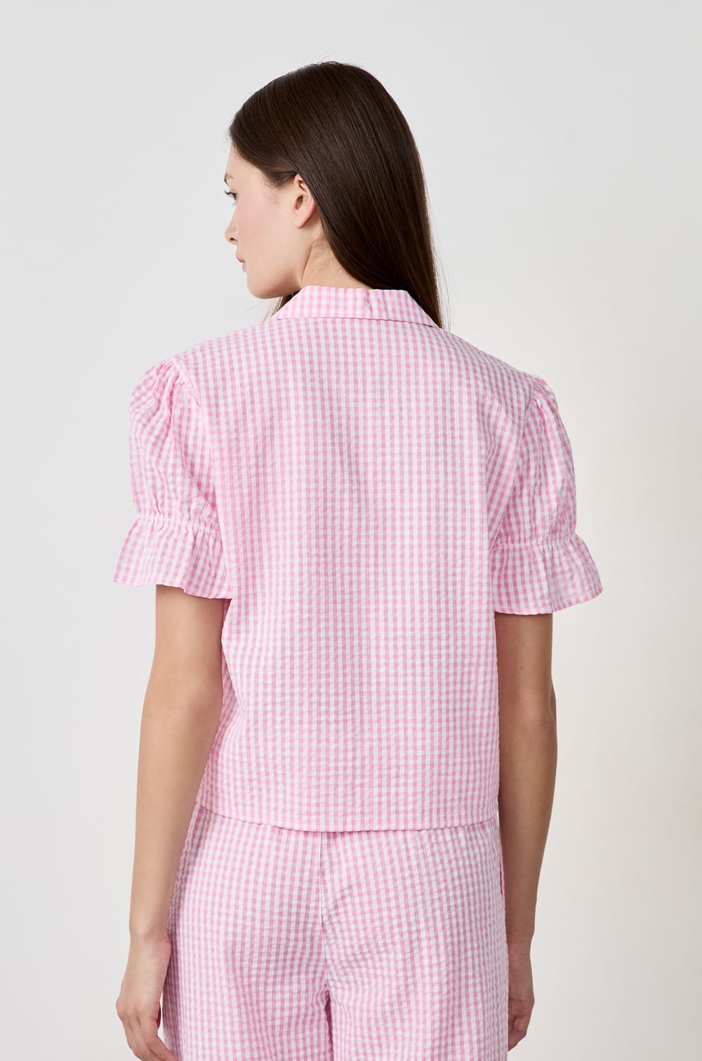 Camisa de algod&oacute;n manga corta;${refinementColor}