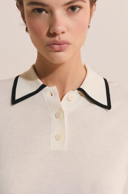 Polo &agrave; manches courtes;${refinementColor}