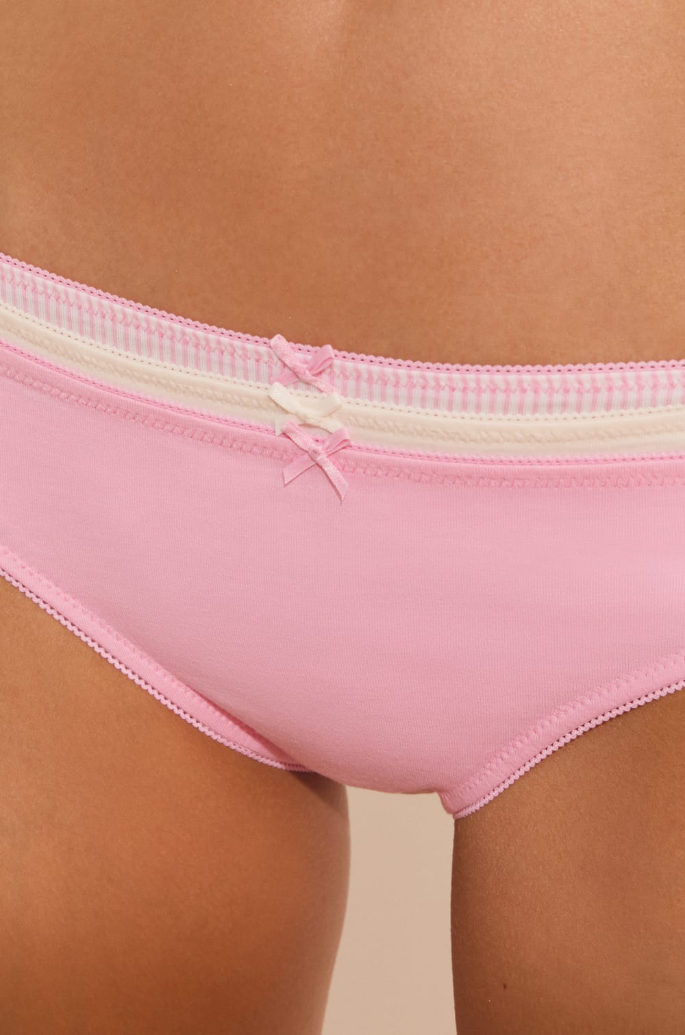 Pack Of 3 Cotton Panties;${refinementColor}