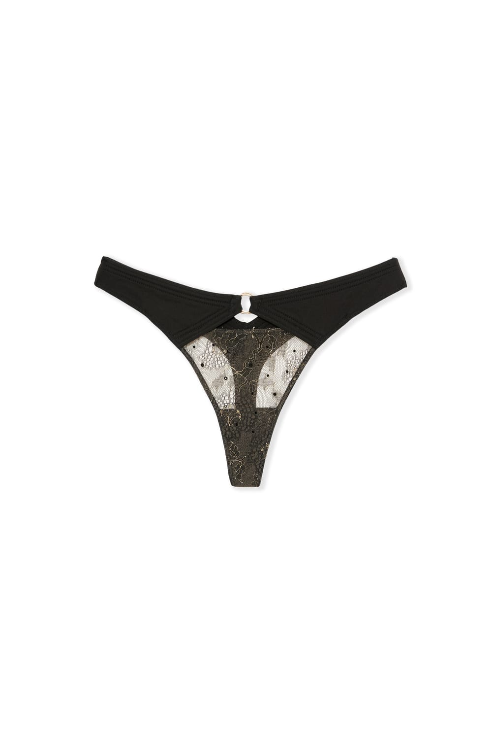 Tanga en dentelle avec bijoux;${refinementColor}