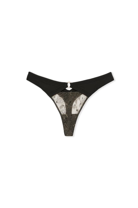 Tanga en dentelle avec bijoux;${refinementColor}