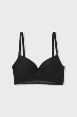 Lightly Lined Bra with Nursing Clips;${refinementColor}