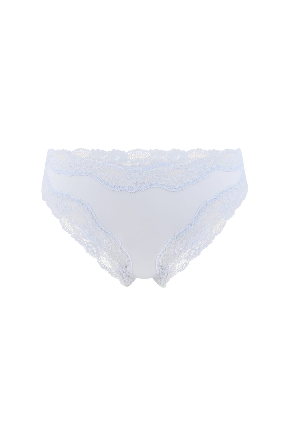 Microfibre and Lace Brief;${refinementColor}