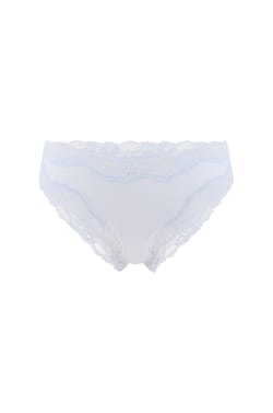 Microfibre and Lace Brief;${refinementColor}