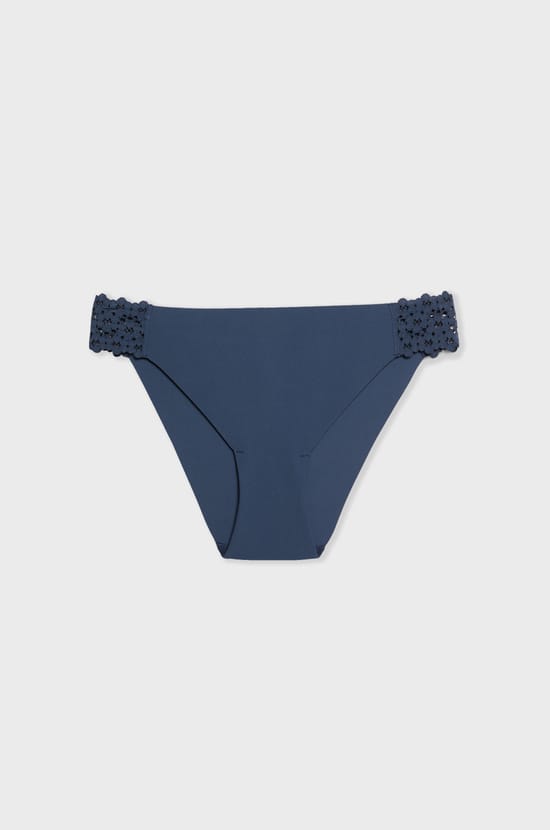 Microfibre and Lace Brief;${refinementColor}