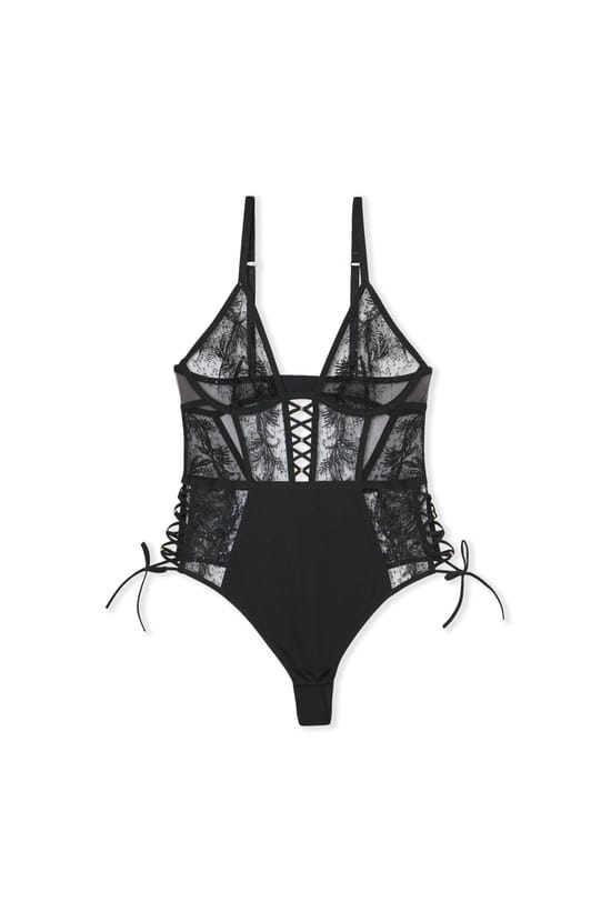 Body en dentelle &agrave; lacer;${refinementColor}