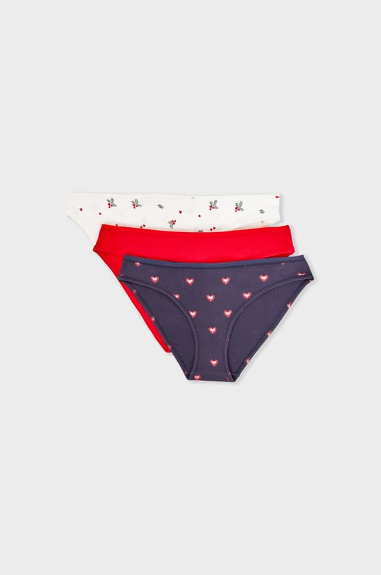 Lot de 3 culottes en coton;${refinementColor}