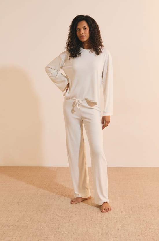 Pantalon de pyjama avec cordon de serrage;${refinementColor}