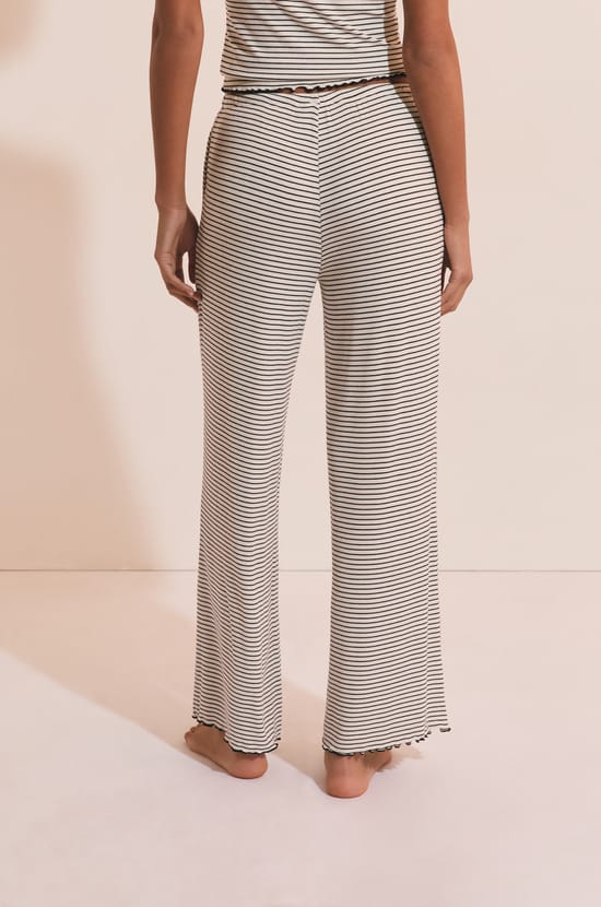 Pantalon de pyjama &agrave; rayures;${refinementColor}