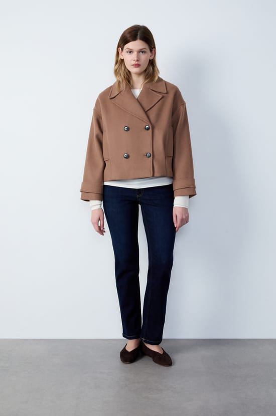 Short Pea Coat;${refinementColor}