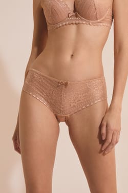 Shorty en dentelle;${refinementColor}