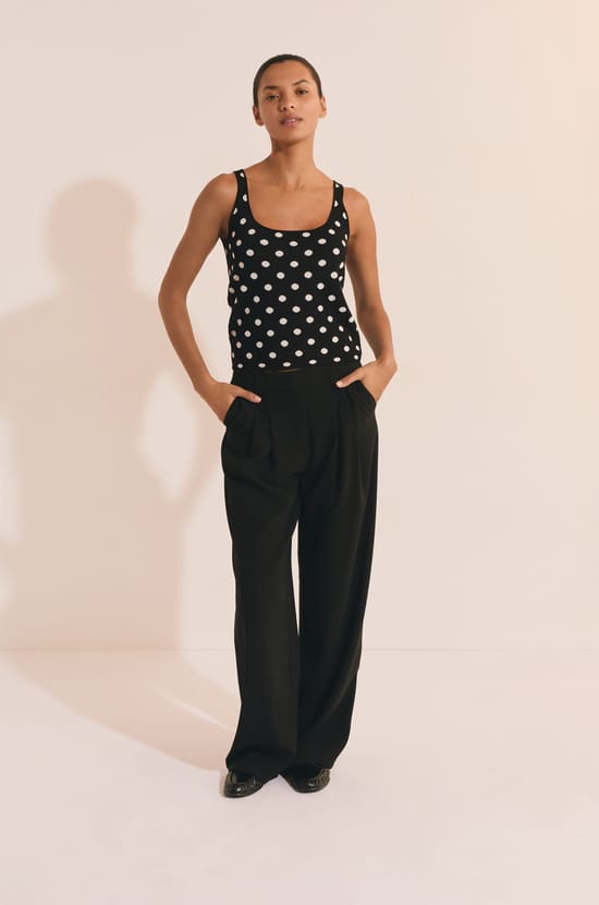 D&eacute;bardeur &agrave; pois;${refinementColor}